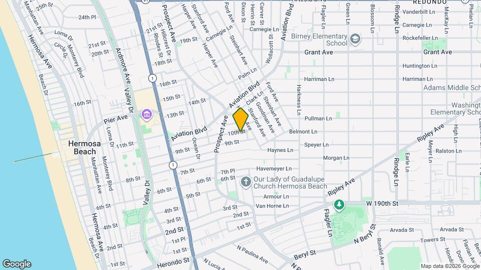 1236 10th St, Unit B Map and Location Details