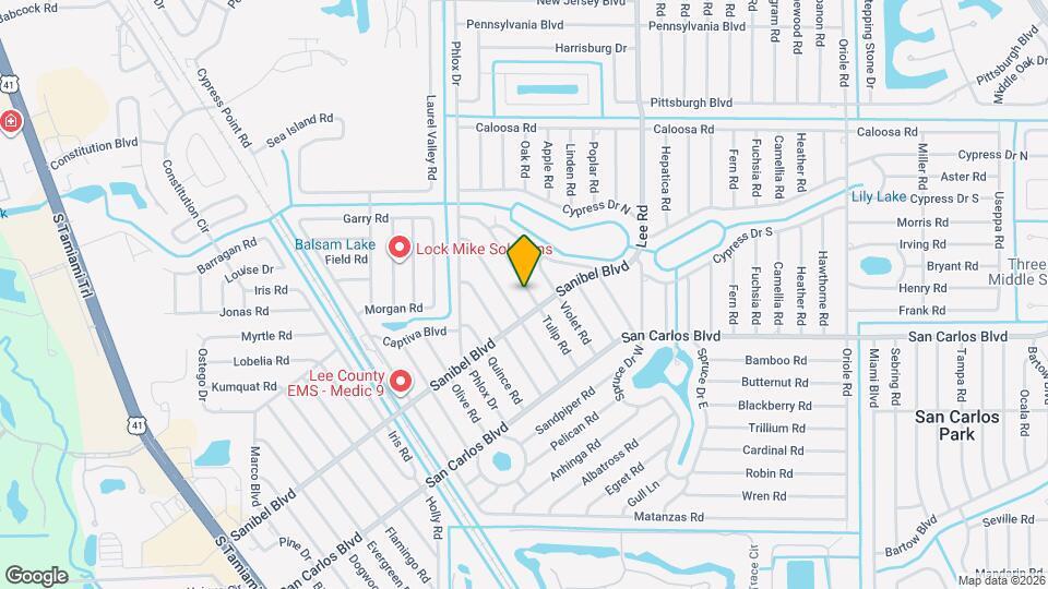 18478 Tulip Rd Map and Location Details