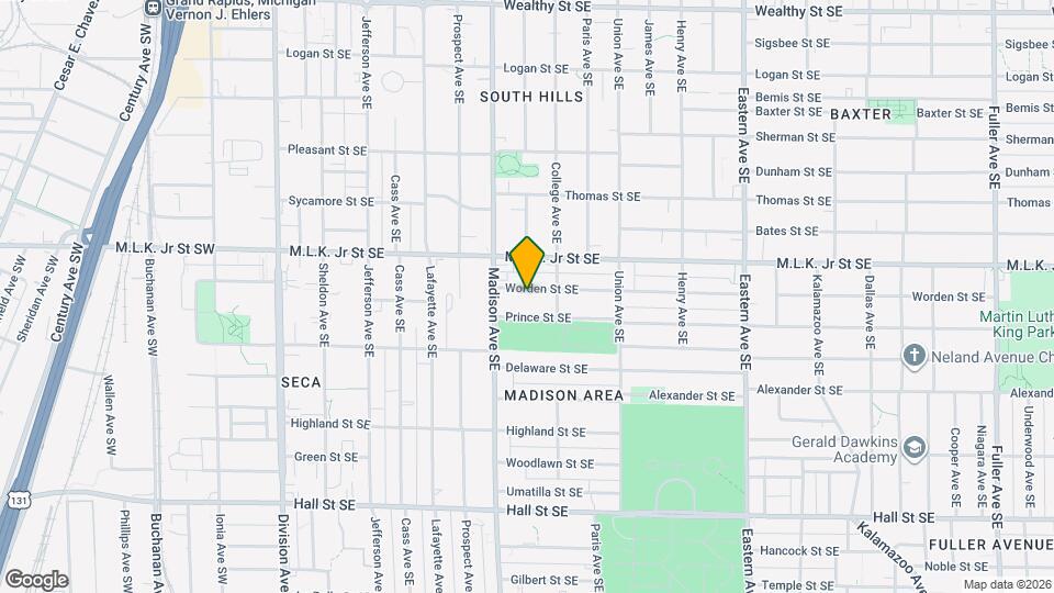 434 Worden St SE Map and Location Details