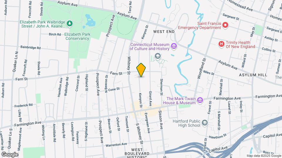 96 Kenyon St Map and Location Details