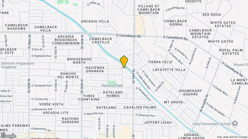 4621 N 43rd St Map and Location Details