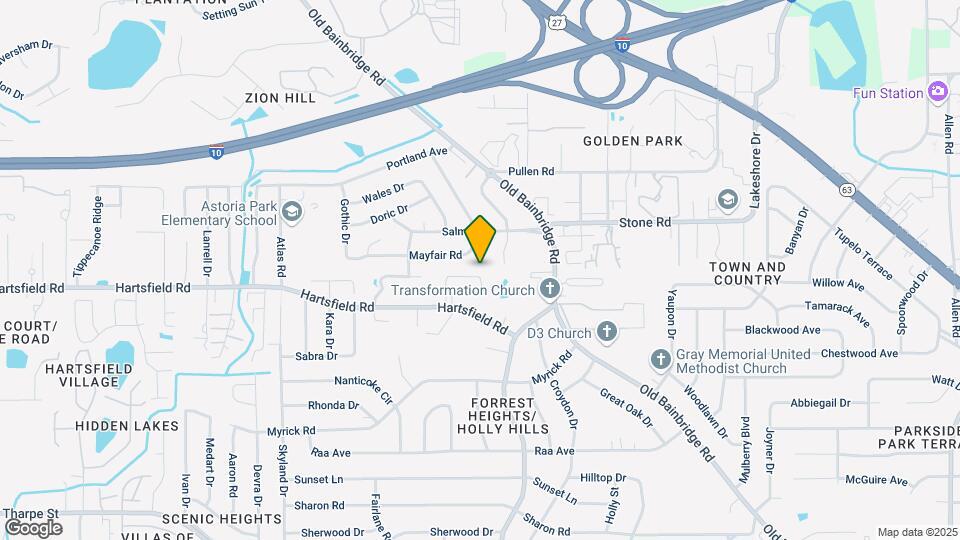 1802 Sylvan Ct Map and Location Details
