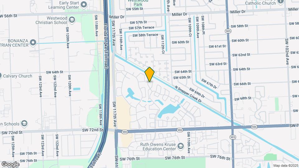 6519 SW 114th Ave Map and Location Details