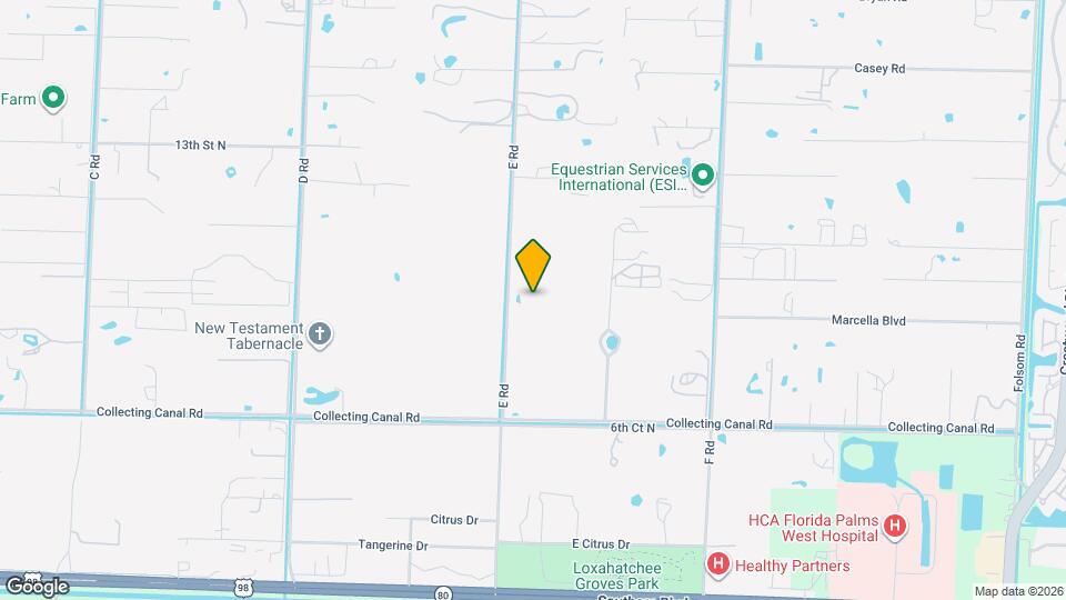 1032 E Rd Map and Location Details