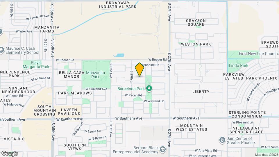 2841 W La Salle St Mapa y Detalles de la Ubicación