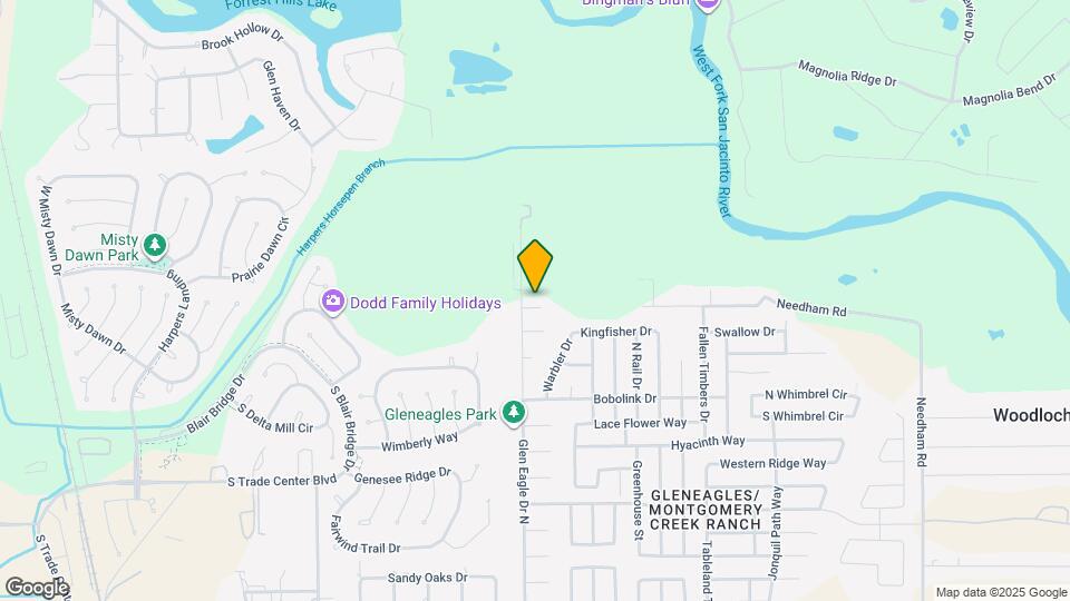 9807 Woodhollow Dr Map and Location Details