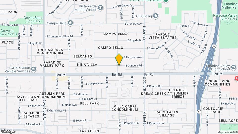 3001 E Danbury Rd, Unit 29 Map and Location Details