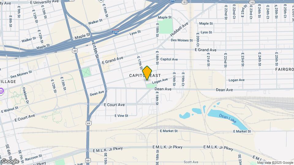 1702 Logan Ave Map and Location Details