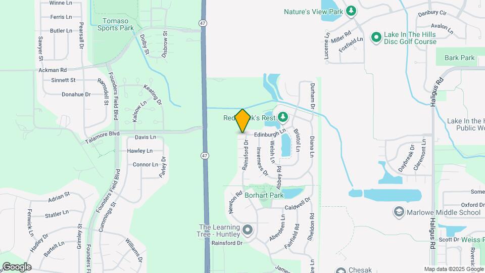 9363 Rainsford Dr Map and Location Details