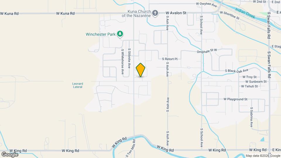 1515 W Afton St Mapa y Detalles de la Ubicación