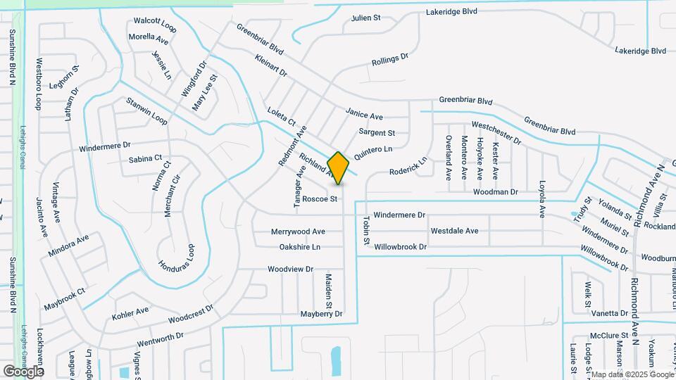 1909 Richland Ave Map and Location Details