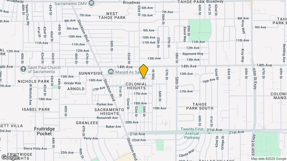 4024 54th St Map and Location Details