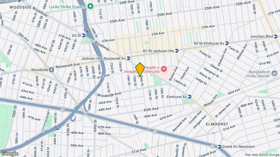 41-32 76th St, Unit 7 Map and Location Details