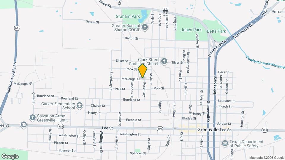 3603 McDougal St Map and Location Details