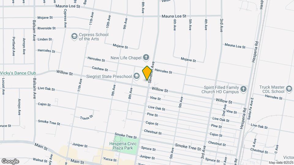 10076 Seventh Ave Map and Location Details