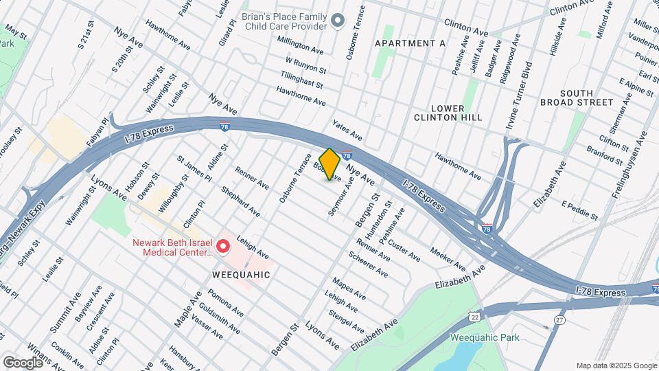 21 Eckert Ave, Unit Basement Map and Location Details