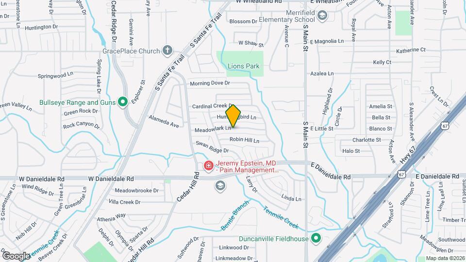 310 Meadowlark Ln Map and Location Details