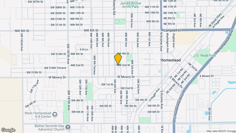516 NW 2nd St Map and Location Details
