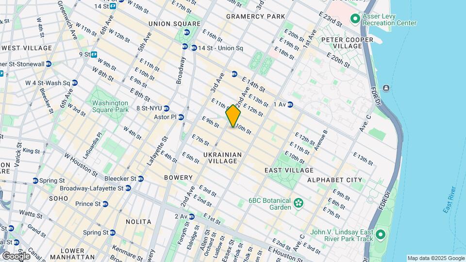 309 E Ninth St Map and Location Details