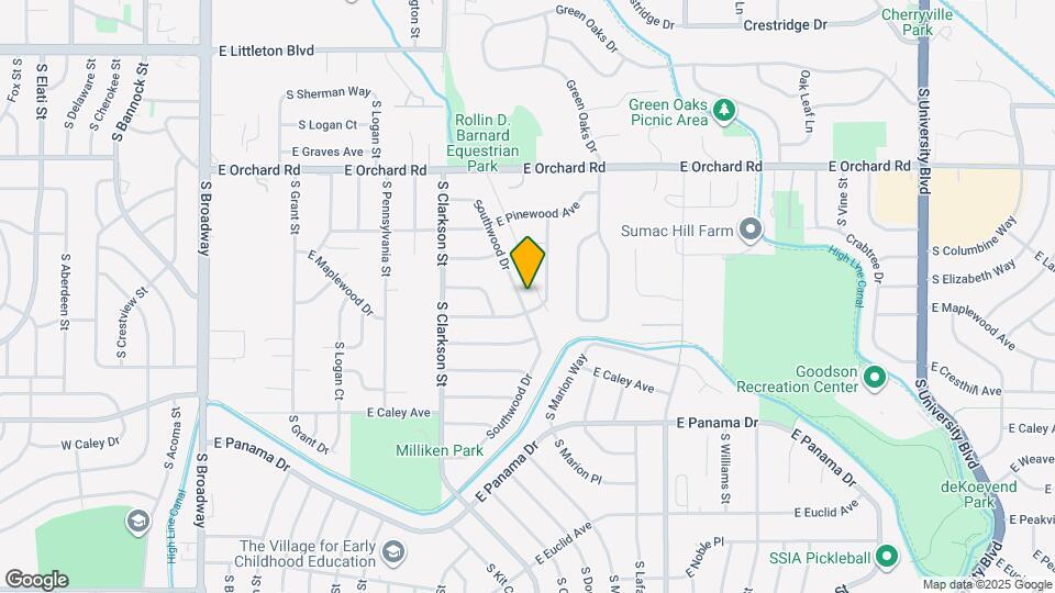 6186 S Southwood Dr Map and Location Details