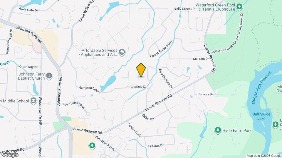 930 Richmond Hill Dr Map and Location Details