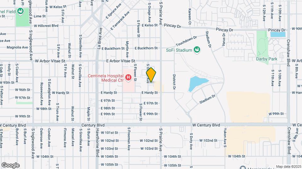 1030 S Osage Ave Map and Location Details