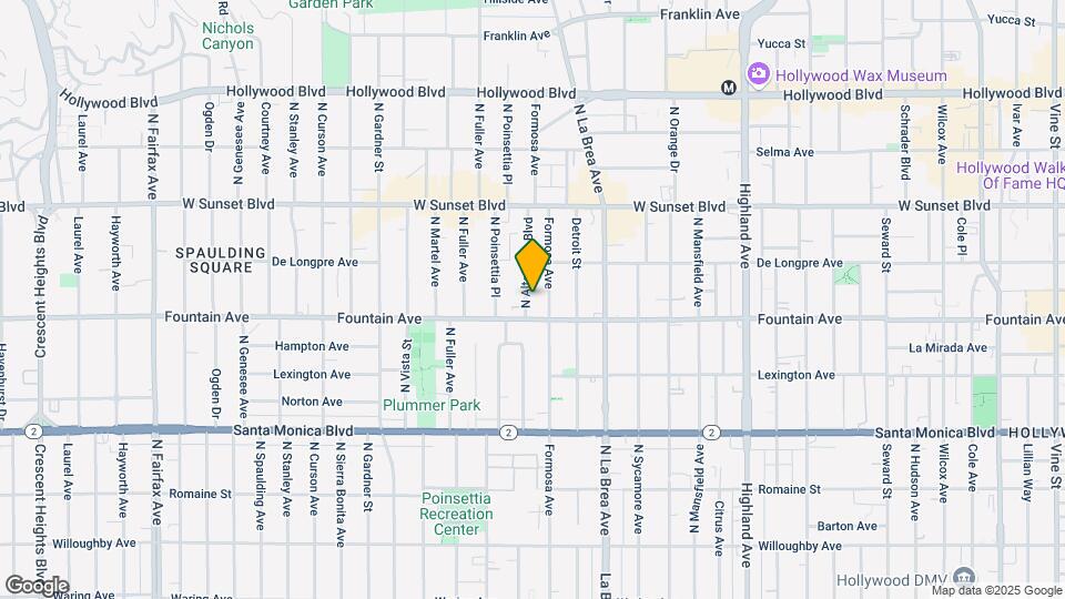 1320 N Alta Vista St Mapa y Detalles de la Ubicación
