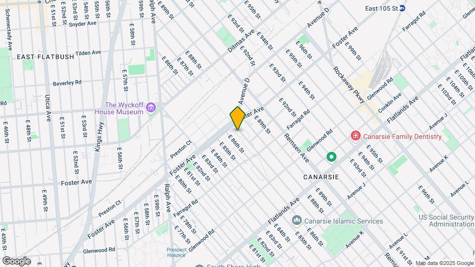 538 E 87th St Mapa y Detalles de la Ubicación