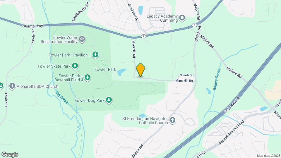3912 Mars Hill Rd Map and Location Details