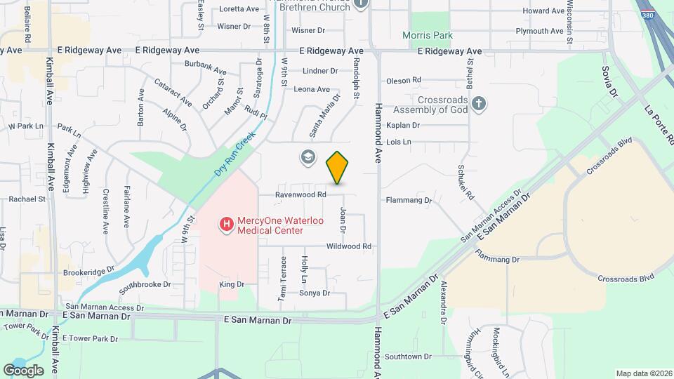 1257 Ravenwood Rd Map and Location Details