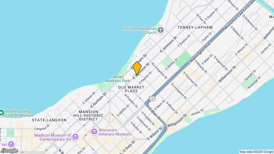 643 E Johnson St Map and Location Details