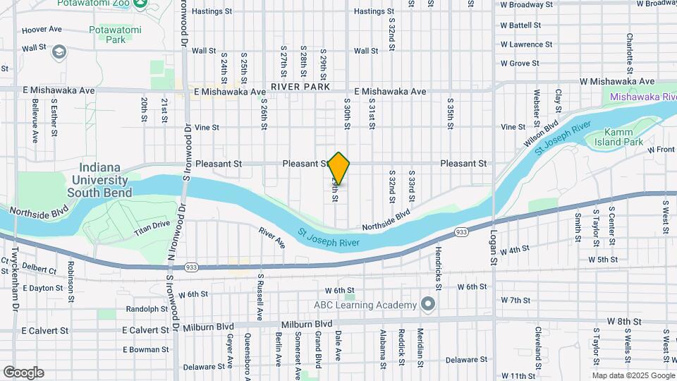 1238 S 29th St Map and Location Details