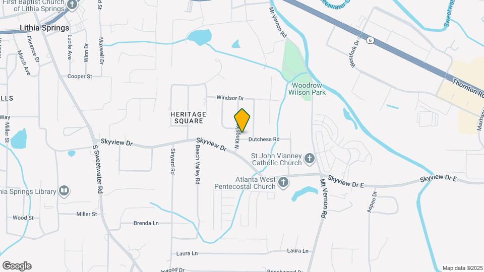 680 N Kingsley Dr Map and Location Details