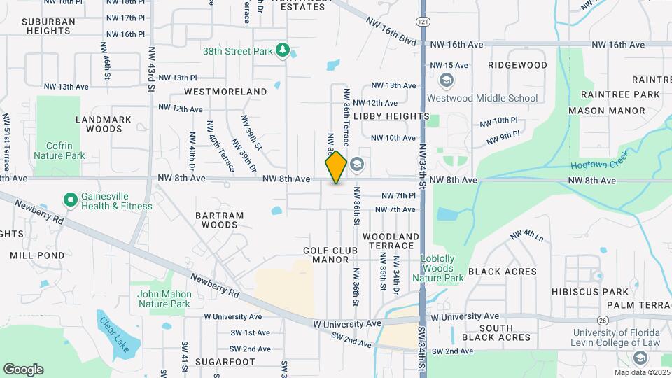 3642 NW 7th Pl Mapa y Detalles de la Ubicación
