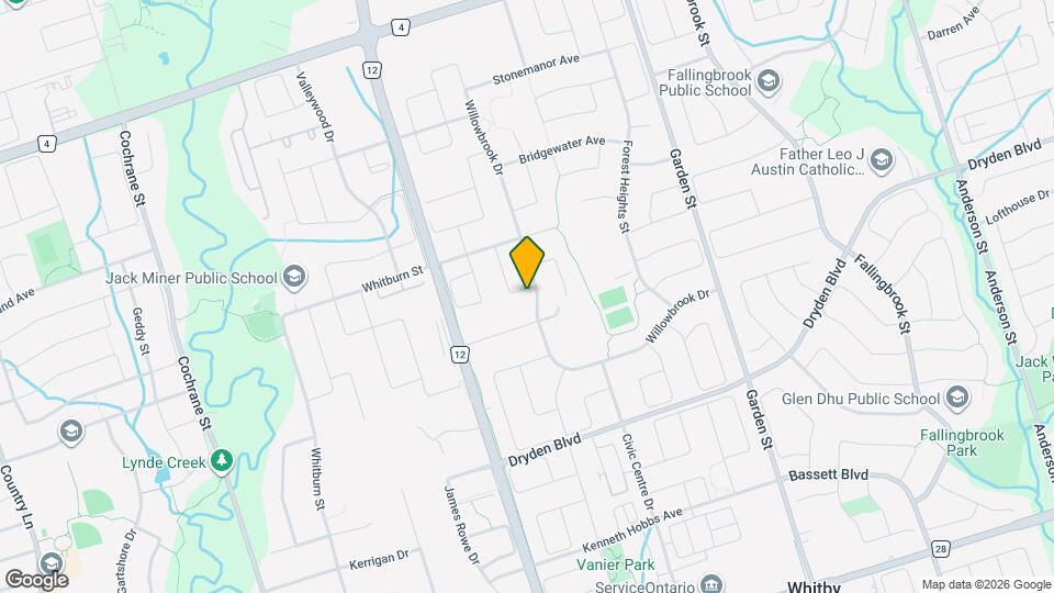 54 Whitewater St Map and Location Details