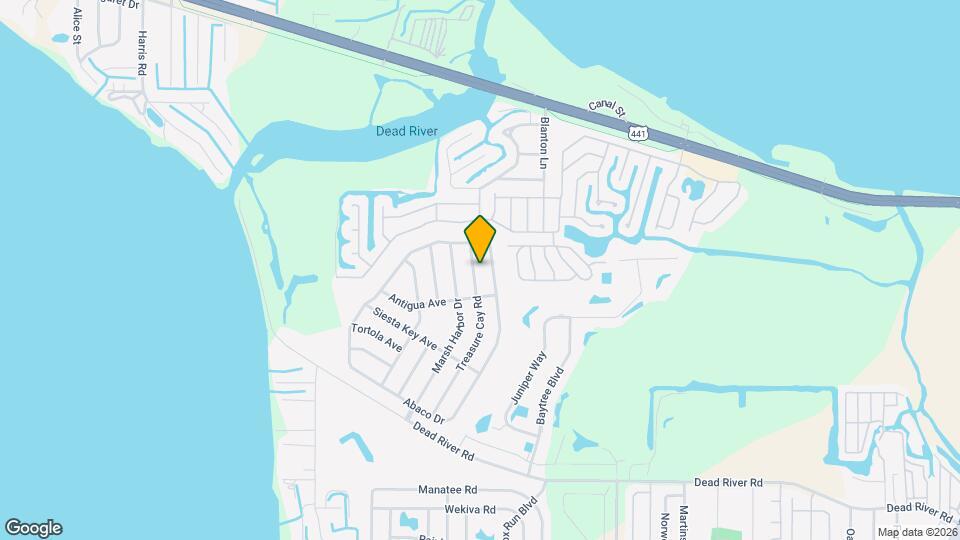 4491 Treasure Cay Rd Map and Location Details