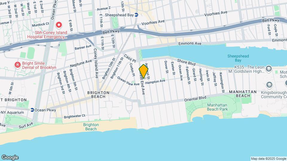 89 West End Ave Mapa y Detalles de la Ubicación