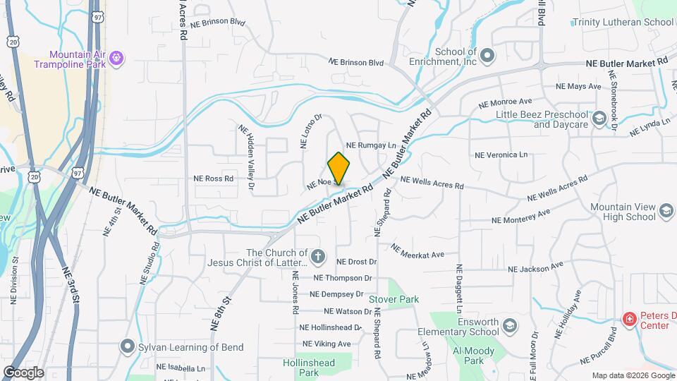 2783 NE Sandy Dr Map and Location Details