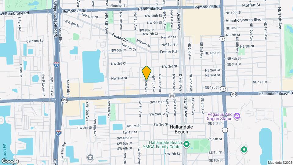 122 NW 5th Ave Map and Location Details