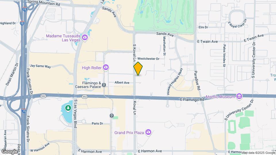 210 E Flamingo Rd Map and Location Details