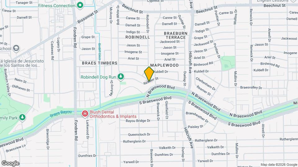 6119 Reamer St Map and Location Details