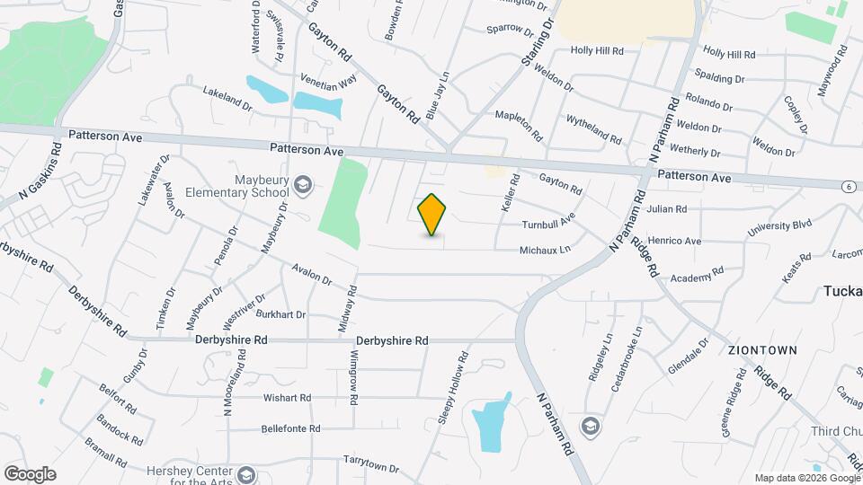 9002 Michaux Ln Map and Location Details