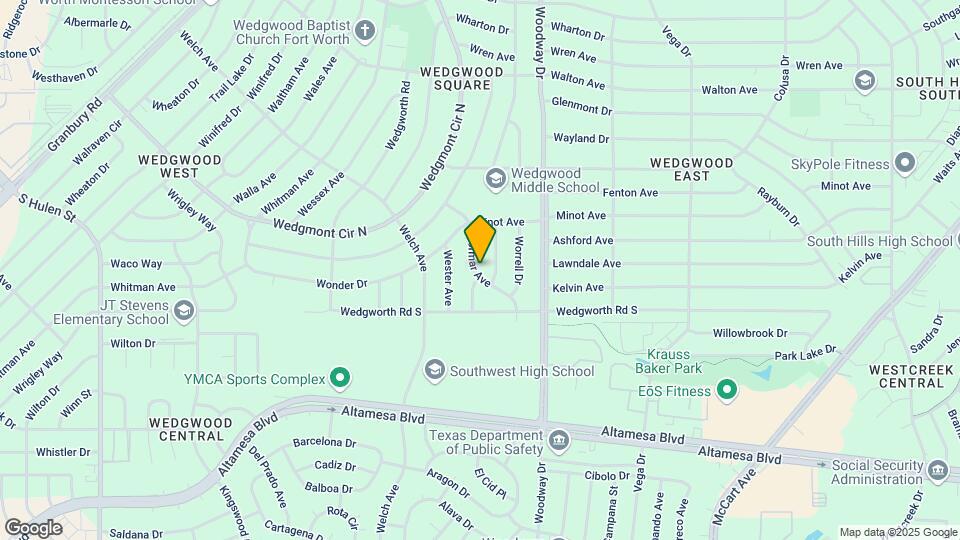 6029 Wormar Ave Map and Location Details