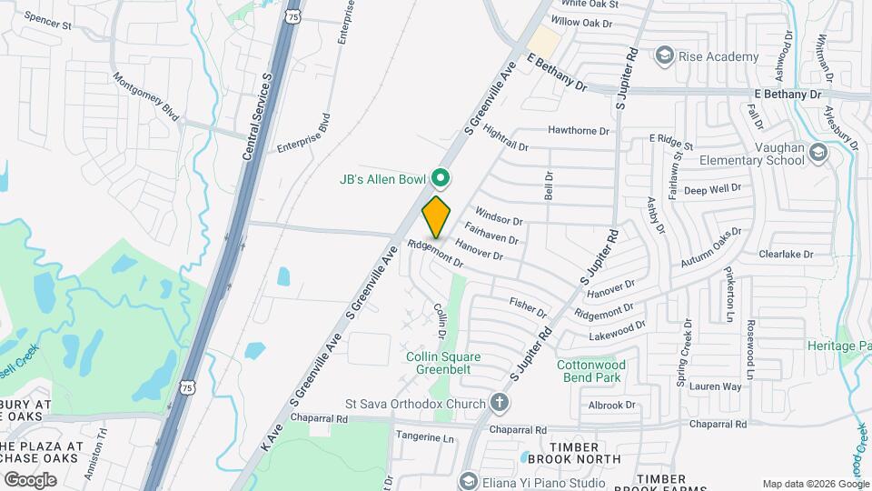 1024 Hawthorne Dr Map and Location Details