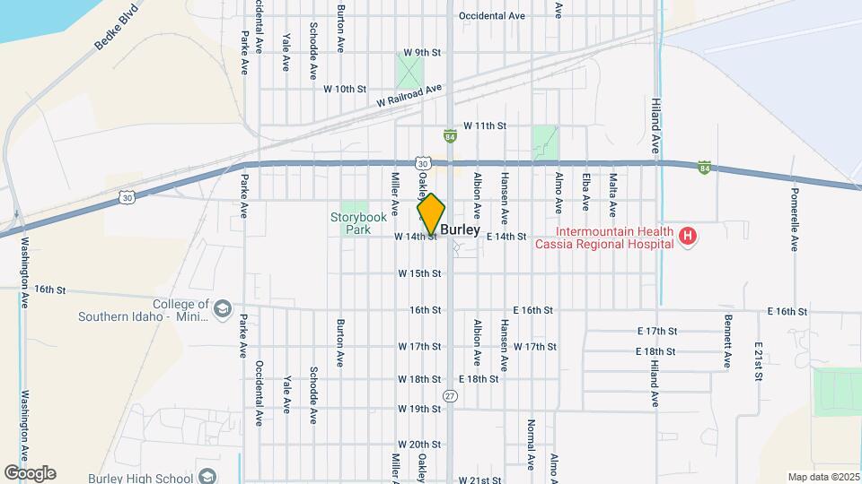1401 Oakley Ave Map and Location Details