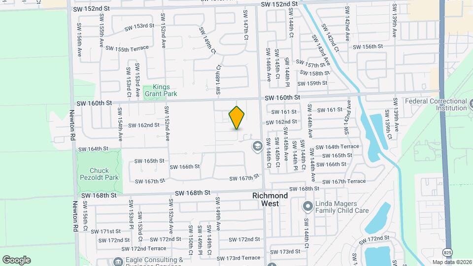 14806 SW 163rd St Map and Location Details