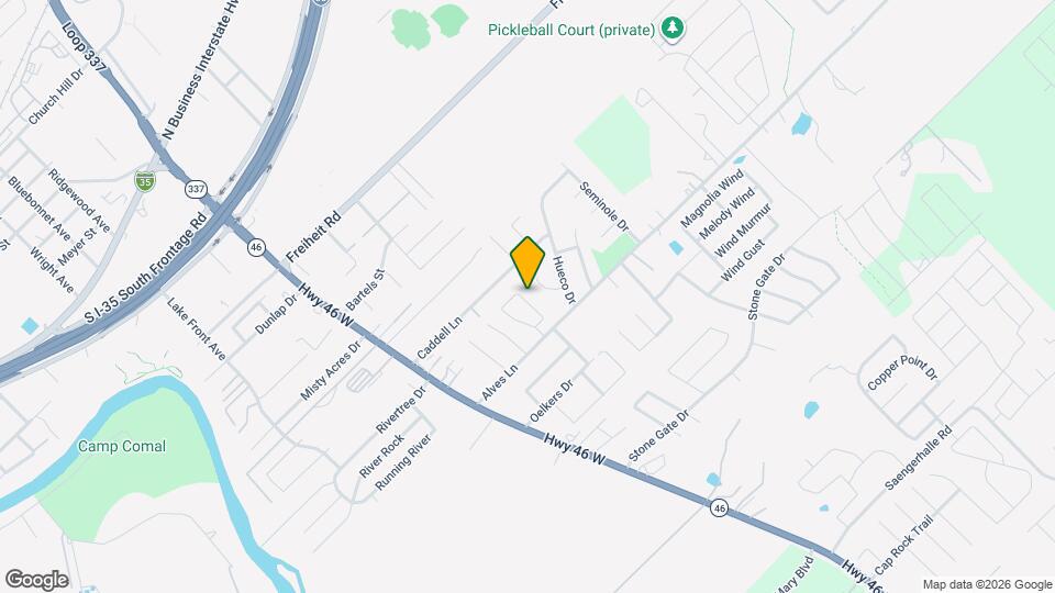 1121 Brown Rock Dr Map and Location Details