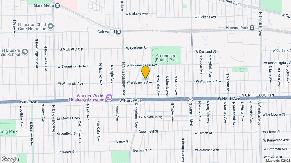 6244-6258 W Wabansia Ave Mapa y Detalles de la Ubicación