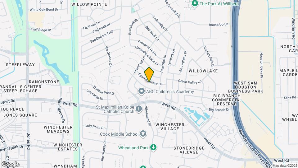 10031 Spotted Horse Dr Map and Location Details