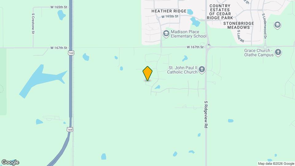 19002 W 169th Pl Map and Location Details